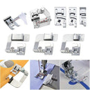 Sewing Machine Feet,3Pcs Rolled Hem Pressure Foot Set (1/2 Inch,3/4 Inch,1