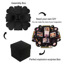 DIY Explosion Box Gift Surprise Love Paper Box Gift Memory Scrapbook Photo OZ