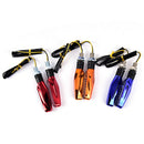 1x motorcycle turn signal light led indicator universal blinker flasher blueS,a