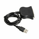 New USB To 25 Pin DB25 Parallel Printer Cable Adapter Pc 2.0 Standard fsd ABX