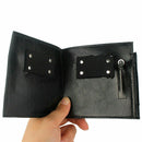 Trick Fire Flaming Wallet Leather Street Show up Sale Close Hot M2I8
