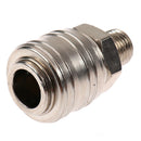 6Pcs EURO Air Line Hose Compressor Fitting Connector Quick Release Set 1/4"SEAU