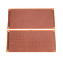 2pcs DIY FR-4 Universal Prototype Solderable PCB Circuit Board 10x22cm M6B8