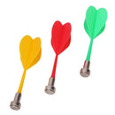 3pcs Darts Magnetic Darts Game Plastic Red + Green + Yellow E8I8
