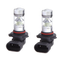 2 Pieces 9005 HB3 100W 10000K Blue LED Projector Foglight Daytime Driving