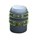 Portable Outdoor Cooking Set Anodized aluminum Non-Stick Pot Bowl cookware