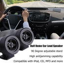 2pcs Half Dome Car Loud Speaker Tweeter High Efficiency Audio System with Stand