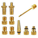 Bicycle Valve Adapter Set Car Valve Adapter Kit Set For Bike Floor Pump Air New