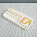 Stationery Storage Tray Desk Organizer Students Home Office Pen Holder Cosmetics