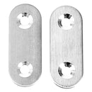 38mm x 16mm Straight Repair Joining Mending Flat Plate Bracket 5pcs