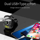 Bluetooth Wireless Car Kit FM Transmitter Handsfree Type-C Play Charging Mu M7Z6