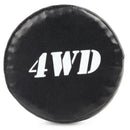 RC Car Decoration PU Leather Spare Tire Cover for 1/10 RC Crawler TRX4 Axia