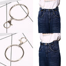 1pc Street Big Ring Key Chain Rock Punk Trousers Hipster Pant HipHop AccessorOZ