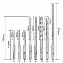 8pcs SDS PLUS Electric Hammer Drill Bits for Masonry Concrete Rock Stone T JMM
