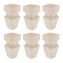 6pcs Solid Wood Sofa Legs 4" Unfinished  For