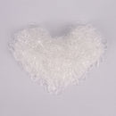 1000Pcs Clear Rubber Hairband Rope Ponytail Holder Elastic Women Hair Band Tie3C