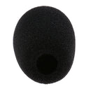 5 Pieces Microphone Sponge Windshields Wind Muff Protector Black for Meeting