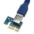 USB 3.0 PCI-E Express 1x to16x Extender Riser Card Adapter SATA Power Cable A