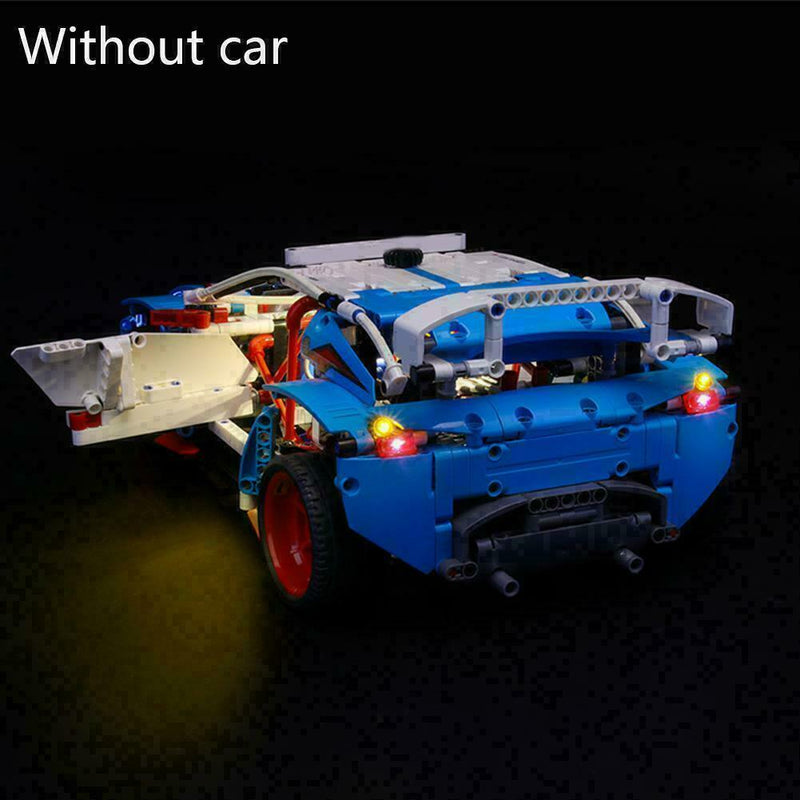 Rally Car Compatible For LEGO Mechanical Group 42077 Lighting Set LED Light O3O7