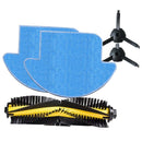 for Ilife V7S V7S PRO Robot Vacuum Replacement Kits - Main Brush Side Brushes