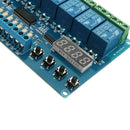 DC 8V to 36V Industrial Grade 8 Channel Multi-Function Relay Module Wide Vo