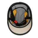 Baseball Style Motorcycle Bike PU Leather Helmet Hat Visor Open Face Blue