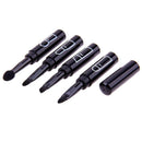 4 in 1 Portable Retractable Makeup Brush Lipbrush Eyeliner Brush for Travel A
