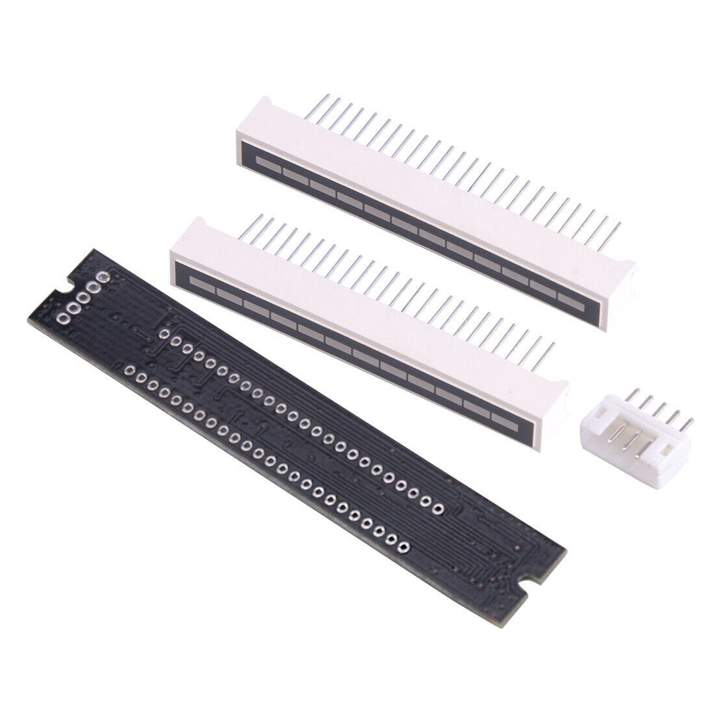 Dual 12 Stereo Level indicator LED Panel VU Meter kits Assembled Board ...