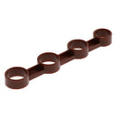 1 Piece Hand Finger Exerciser Strengthener Span Trainer Stretcher Brown