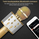 4 In 1 Wireless Bluetooth Karaoke Microphone USB Speaker Home Mini KTV W7N6