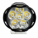 1 Pair Led Motorcycles Headlight White Super Bright 6LED Working Spot LightB Hn