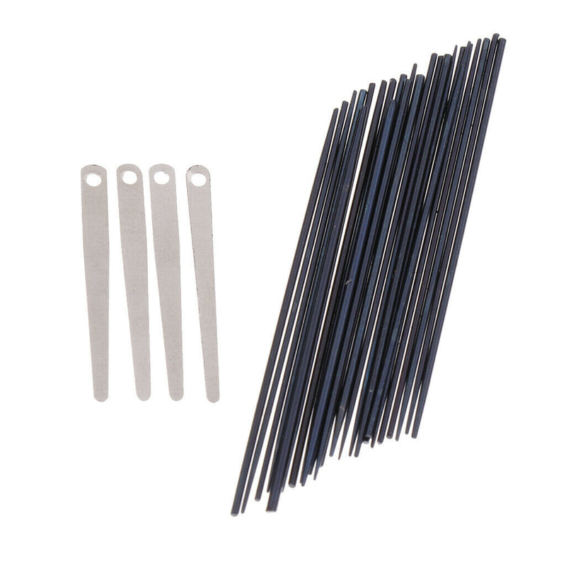 1 Set 24pcs Sax Spring Needles+4pcs Sax Spring Leaf Screws DIY Saxophone