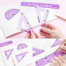 Creative Soft Ruler Students Special Soft Ruler Cartoon Ruler Sets Four Q7P1