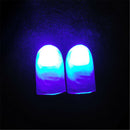 2Pcs Magic Trick Props Novelty LED Light Flashing Fingers Kids Glow Toys 3C