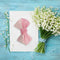 Bow Hairpin Women Ponytail Holders Clip Headwear Hair Accessories (Pink) A