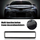Carbon Fiber Driver Multifunction Button Frame Cover Trim for Camry 18 19