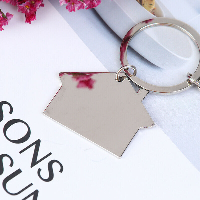 New Cute Cartoon House With Window keychain Cute Key Chain Bag AccessoriesJ Bj