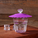6pcs/set Silicone Heat Resistant Sealed Cup Lid Rhinestone Non-slip Mug Cap