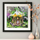 5D DIY Full Drill Diamond Painting Tree House Cross Stitch Craft Home Decor