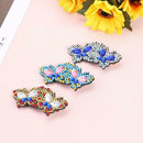 3pcs DIY Full Drill Diamond Painting Hair Clip Butterfly Crystal Hairpins