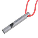 1pc Ultralight Titanium Whistle with Cord Portable Emergency Camping Whistle Gw