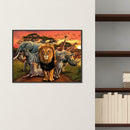 5D DIY Diamond Painting Forest Animals Cross Stitch Embroidery Rhinestones
