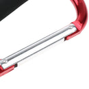 3Pcs Large Aluminum Carabiner D Shape Buckles Pack Keychain Clip Spring
