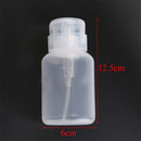 250Ml Nail Art Clear Empty Pump Dispenser Cleanser Bottle Manicure Press Bottl~Z