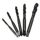 5pcs M3 To M8 Nitride Screw Tap Metric Spiral Hand Thread Screw Tap Spiral