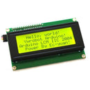 5V 2004 20X4 character lcd display iic i2c spi serial interface yellow Bj