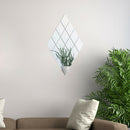 18pcs/set Self-adhesive Mirror Stickers Waterproof DIY Tile Wall Decals Decor