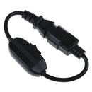 1Pc PDU UPS power cord cable, IEC 320 C14 to C13 with On/Off switch 30cm BX