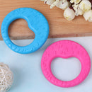 Pet cat dog puppy rubber dental teeth chew circle play training fetch fun toys Z