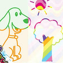 Kids Magic Water Drawing Canvas Coloring Mat with 2 Pens Baby Doodle Painting